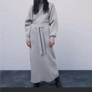 Zara midi sweater knit dress